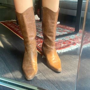 Matisse Brown Leather Cowboy Western Boots